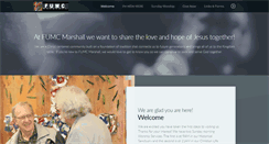 Desktop Screenshot of fumcmarshall.org